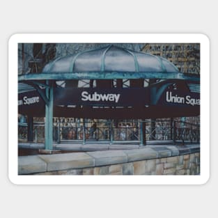 Subterranean Blues, New York City Sticker